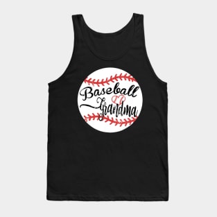 Proud Baseball Grandma Tank Top